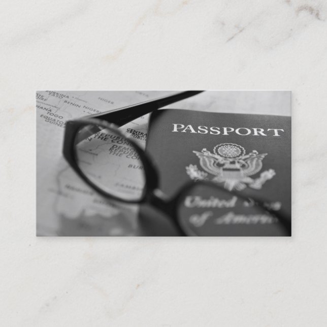 Resa sakkunniga visitkortar visitkort (Framsida)