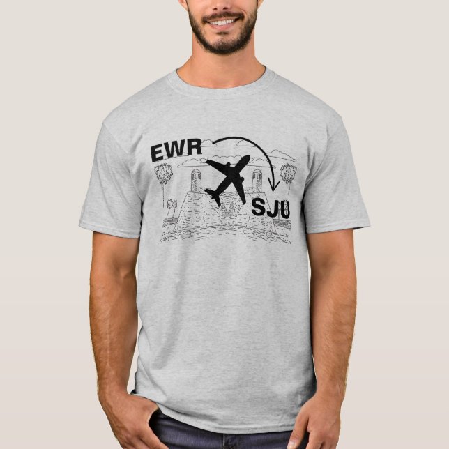 Resa Shirt till San Juan Puerto Rico T Shirt (Framsida)