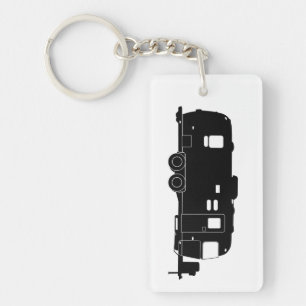 Resa släpRV-silhouetten på Keychain