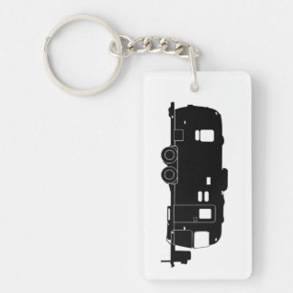 Resa släpRV-silhouetten på Keychain
