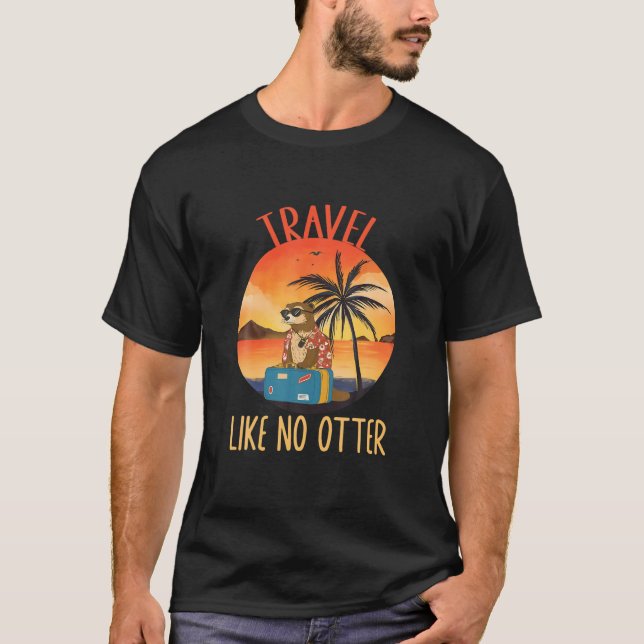 Resa som ingen annan djurklöver Globe Trotter T Shirt (Framsida)