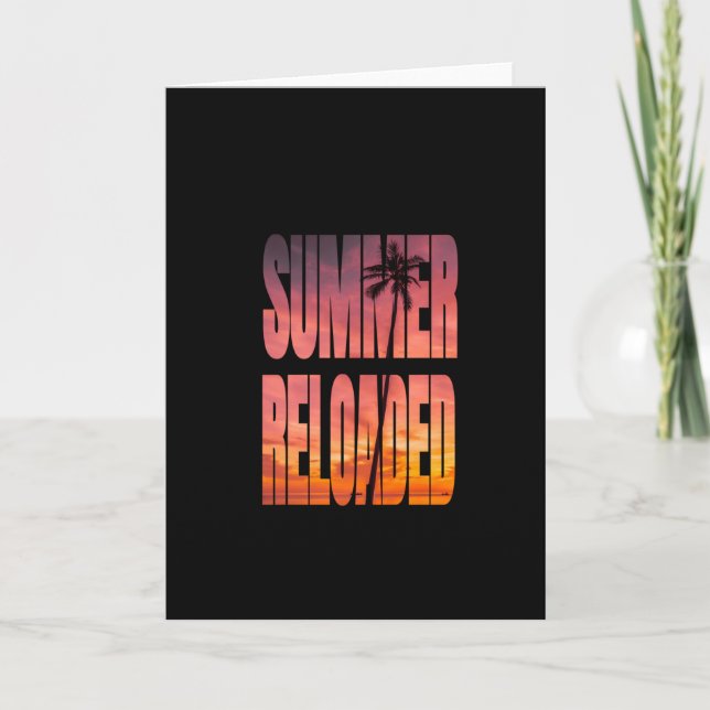 Resa - Sommarrelaterat - Vacation Shirt Kort (Framsida)