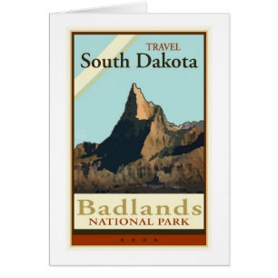 Resa South Dakota Hälsningskort