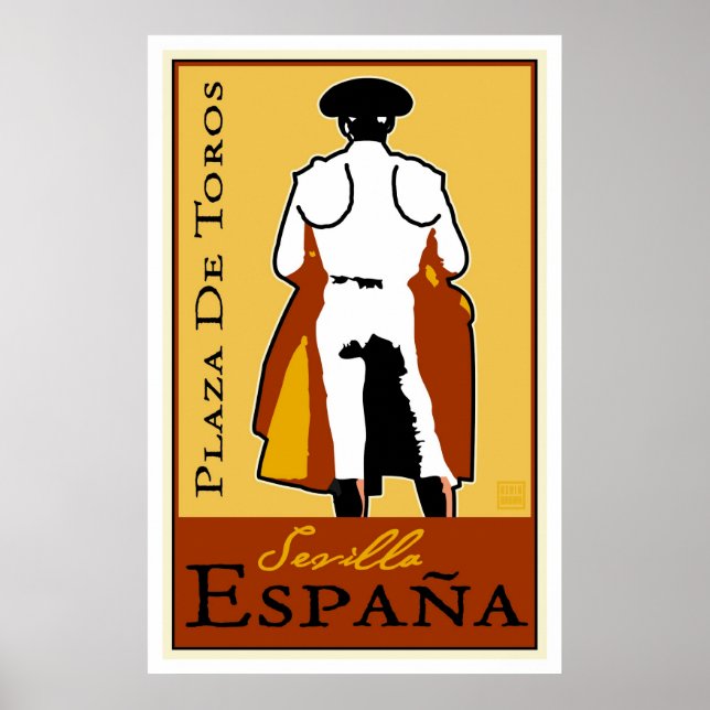 Resa Spanien Poster (Framsidan)