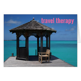 Resa terapi hälsningskort