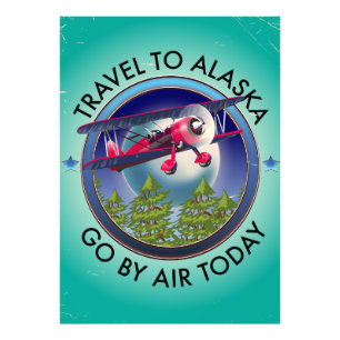 Resa till Alaska Fototryck