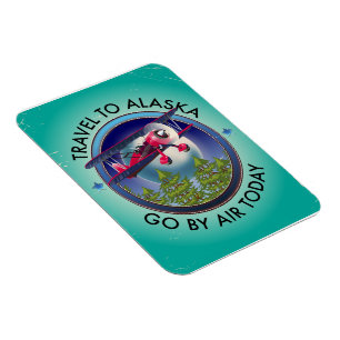 Resa till Alaska Magnet