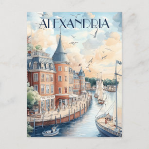 Resa till Alexandria Virginia Vykort