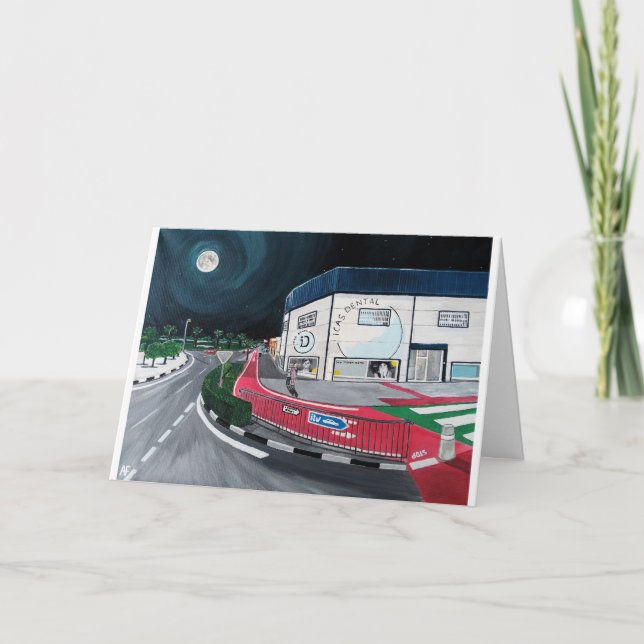 Resa till Alfred Fox målning av tandläkare Kort (Framsida)