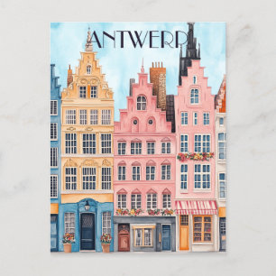 Resa till Antwerpen Belgium Vykort
