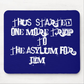 Resa till asylen för asylaa Mousepad Musmatta