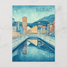 Resa till Bilbao Spanien Vykort