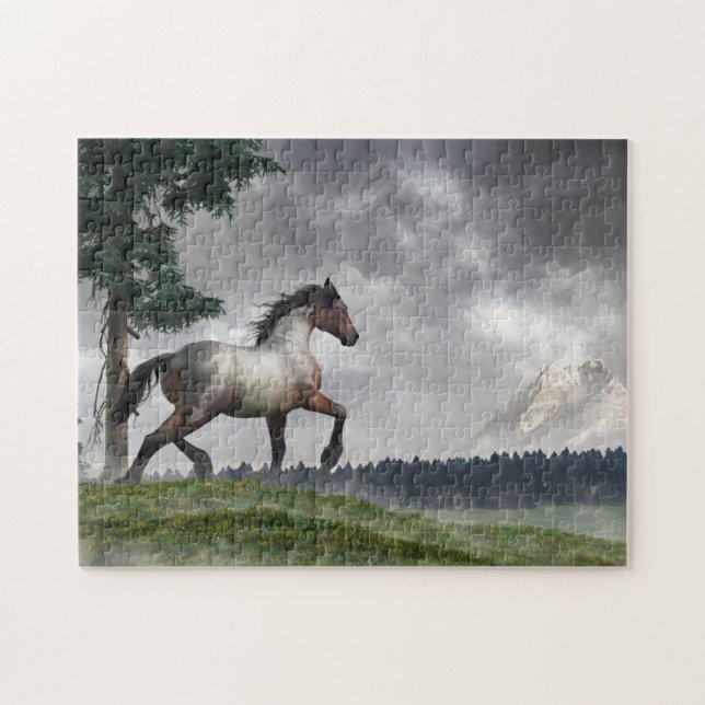 Resa till Borttappaden Mountain Pussel (Horisontell)