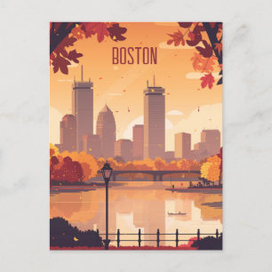 Resa till Boston Vykort