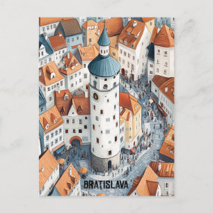 Resa till Bratislava Slovakien Vykort