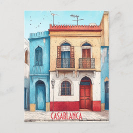 Resa till Casablanca Marocko Vykort