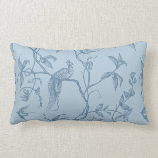 Resa till Chateau Peacock Blue Dekorativ kudde