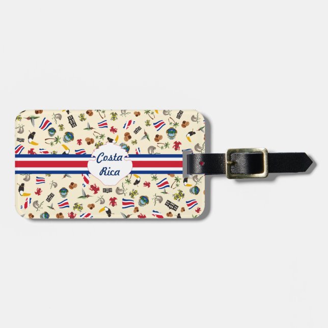 Resa till Costa Rico för att undersöka Bagagebricka (Horisontell Framsida)