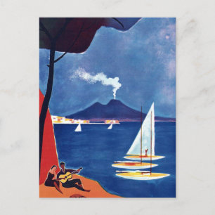 Resa till det gamla Napoli Italien Vykort