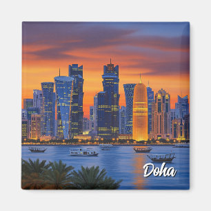 Resa till Doha Qatar Magnet