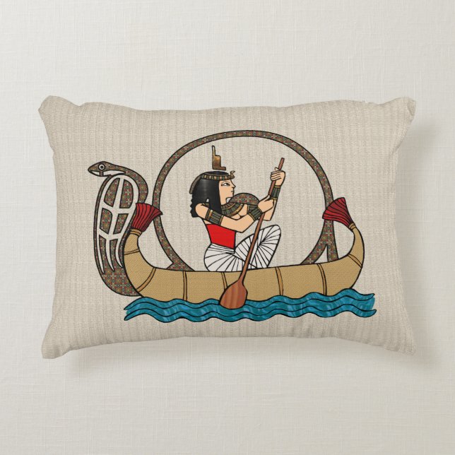 Resa till efterlivet prydnadskudde (Framsidan)