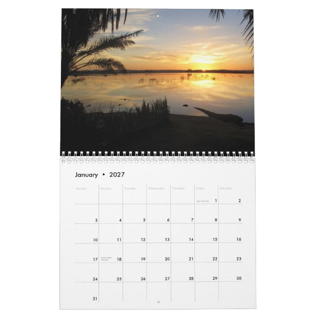 Resa till egyptenen - bilder av egyptenen kalender (Jan 2027)