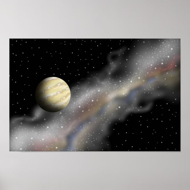Resa till en okänd planet. poster (Framsidan)