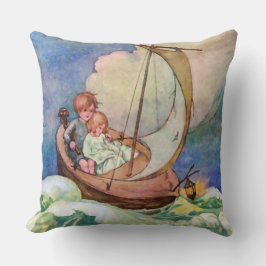 Resa till Fairylandvintage Kudde