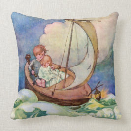 Resa till Fairylandvintage Kudde