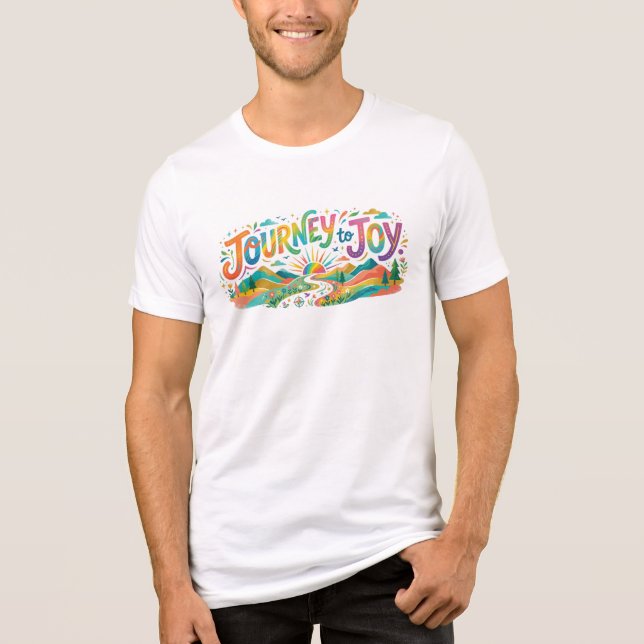 Resa till glädje  t shirt (Framsida)