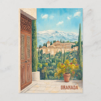 Resa till Granada Spanien Vykort