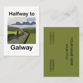 Resa till halvvägs till Galway Visitkort