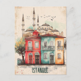Resa till Istanbul Turkiye Vykort