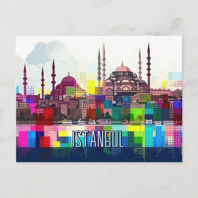 Resa till Istanbul Vykort (Framsida)