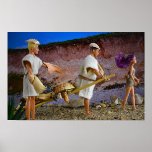 Resa till jaktfälten. poster