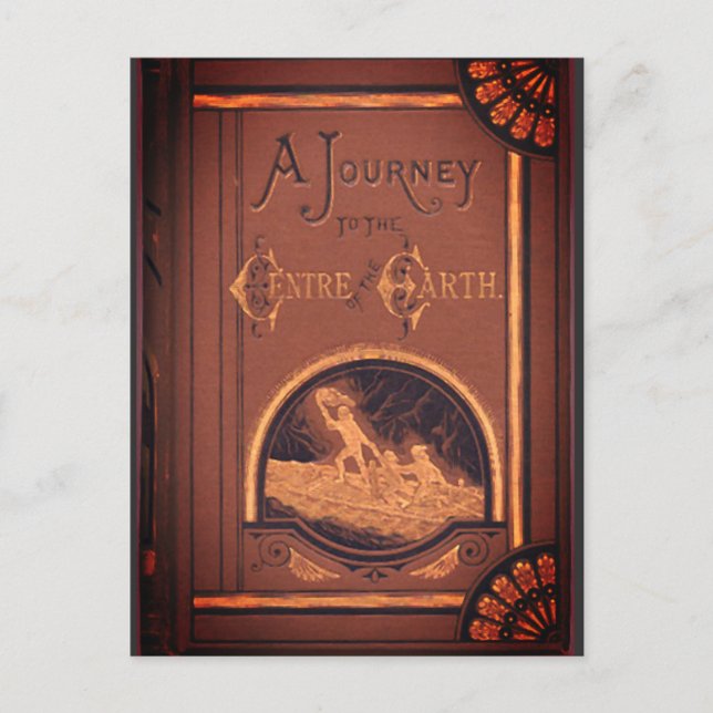 Resa till Jordens centrum (1874 ed.) Vykort (Framsida)