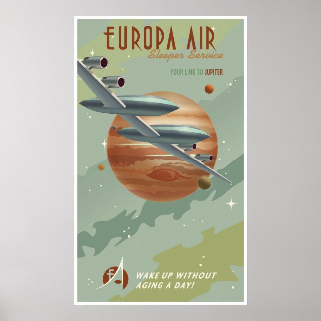 Resa till Jupiter Poster (Framsidan)
