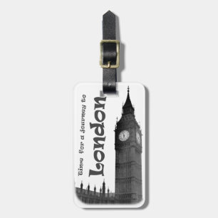 Resa till London Luggage Tag Bagagebricka