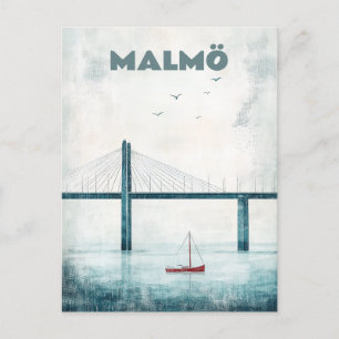 Resa till Malmö Sverige Vykort