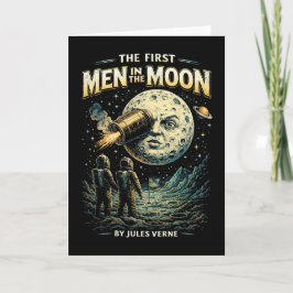 Resa till månen helgkort