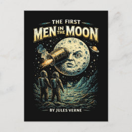 Resa till månen vykort