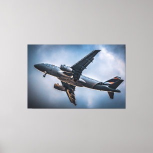 Resa till molnen: Flygfotografi Canvastryck