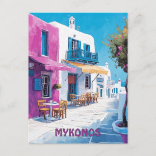 Resa till Mykonos Greece Vykort