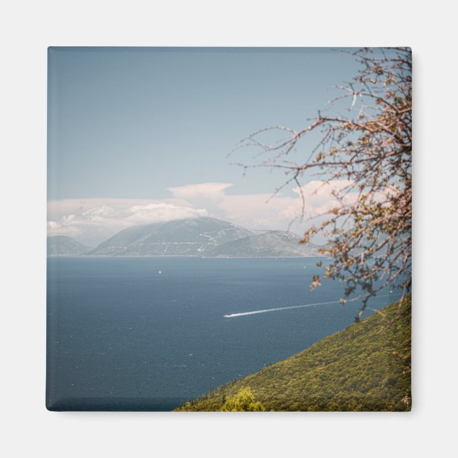 Resa till naturmagnet magnet (Framsidan)