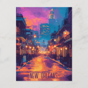 Resa till New Orleans Louisiana Vykort