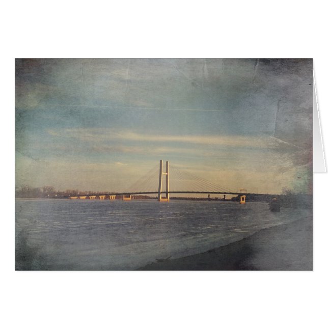 Resa till New Ställen Hälsningskort (Framsidan Horizontal)