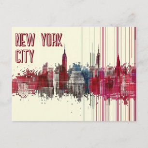 Resa till New York City USA Vykort