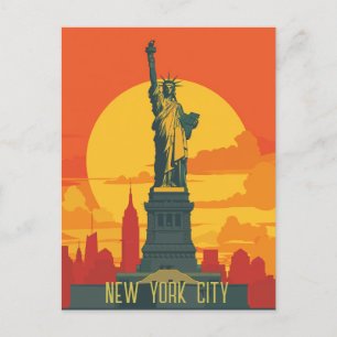 Resa till New York City Vykort