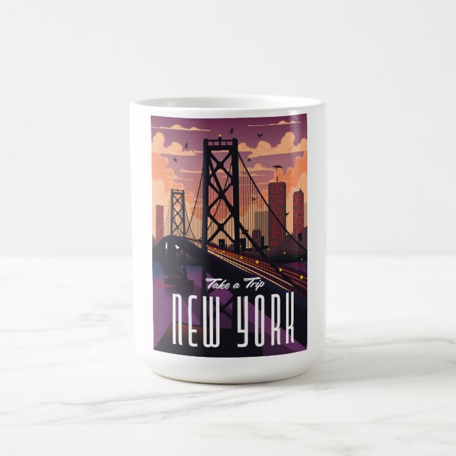 Resa till New York Kaffemugg (Center)