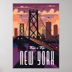 Resa till New York Poster